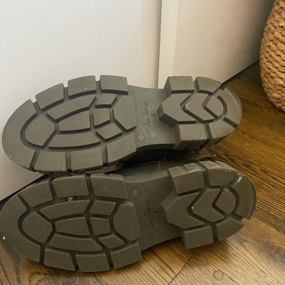 Sam Edelman Orleans Olive Pull On Mid Calf Lug Sole Chunky Heel Winter Boots - Picture 6 of 6